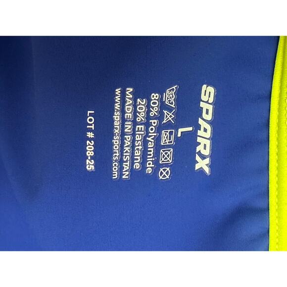 NWT SPARX Men’s Triathlon Skinsuit Large Blue Cycling / Tri Suit Zip Front - Picture 14 of 14